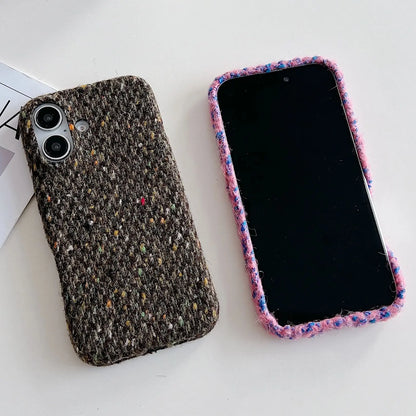 Korean Plush Fur Phone Case For iPhone