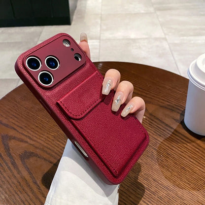 PU Leather Card Wallet Phone Case