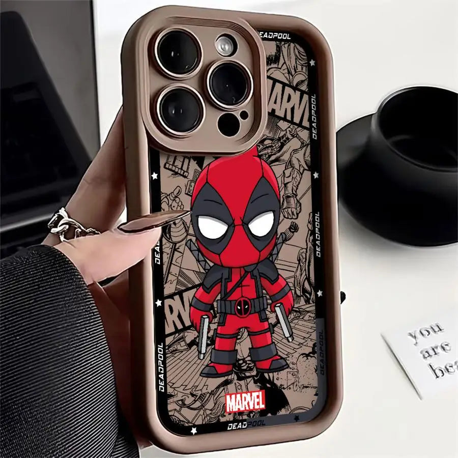 Marvel Deadpool Soft TPU Phone Case For iPhone