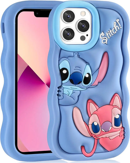 Wave Stitch Silicone Phone Case for iPhone
