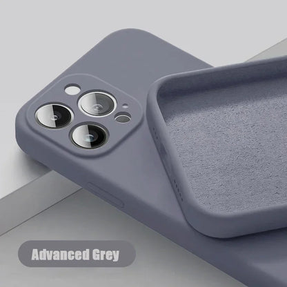 Solid Color Silicone Phone Case