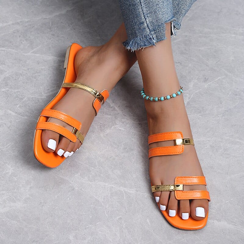 DivineComfort™ Women's Elegant Slide-On Flip Flops