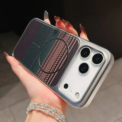 Carbon Fiber Armor Magnetic Phone Case