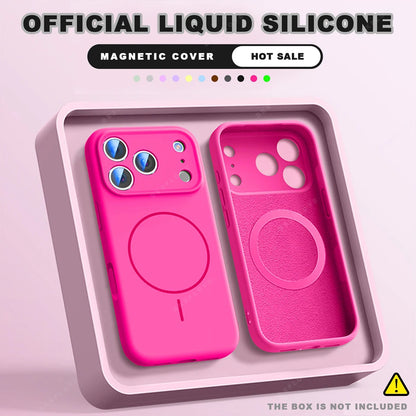 Liquid Silicone Magnetic Phone Case