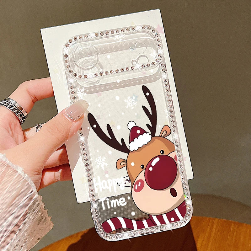Christmas Elk Santa Claus Phone Case