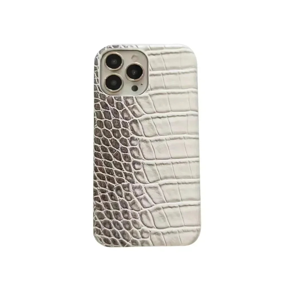 Gradient Crocodile Pattern Phone Case For iPhone