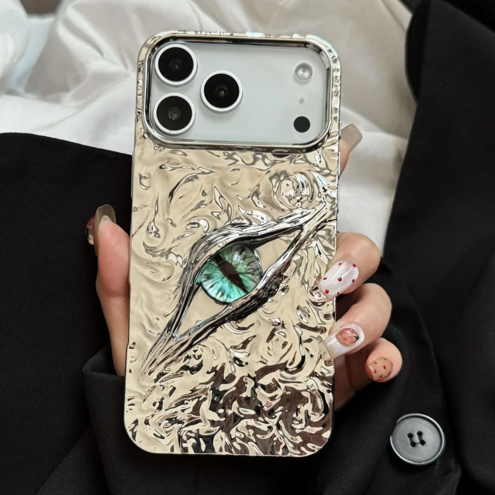Electroplated 3D Eye Phone Case