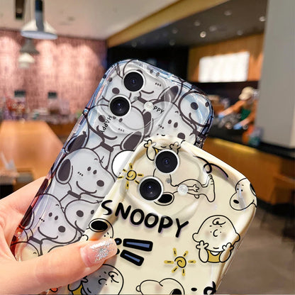 Snoopy Clear Soft Silicone Phone Case