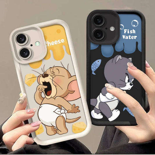Tom and Jerry Soft Silicone Phone Case