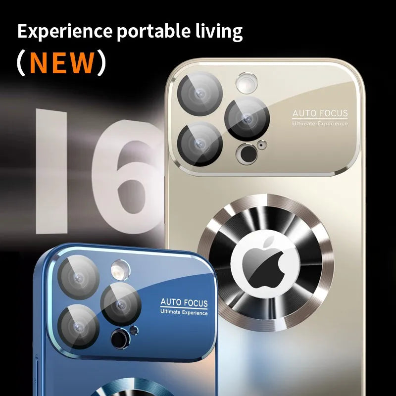 Titanium Metallic Magnetic Matte Case For iPhone