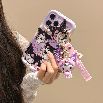 Kuromi Melody 3D Wavy Phone Case