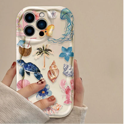 Colorful Marine Wave Phone Case
