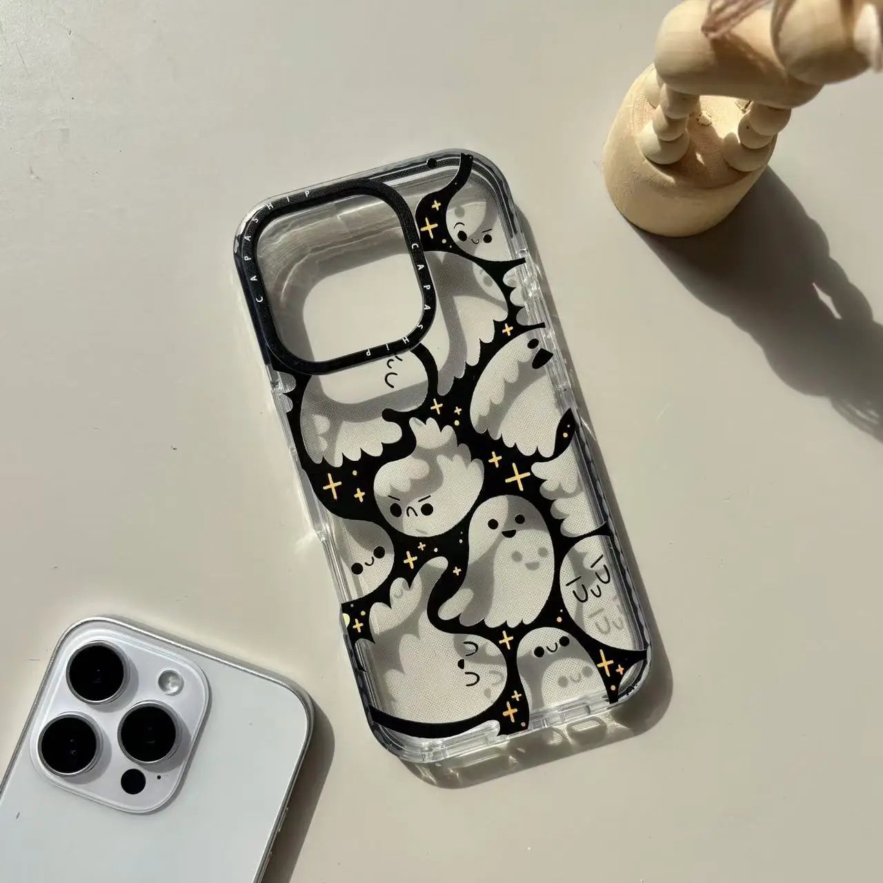 Cute Ghost Transparent Phone Case