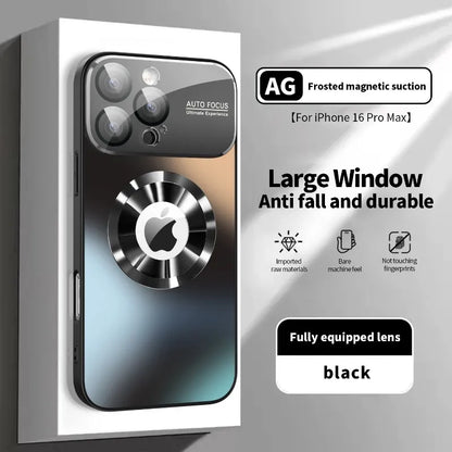 Titanium Metallic Magnetic Matte Case For iPhone