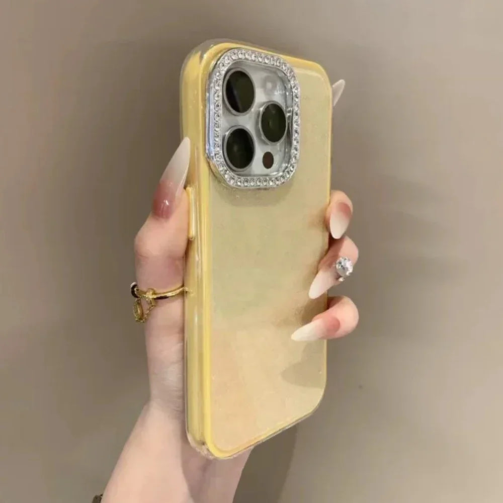 3 in 1 Glitter Candy Color Phone Case