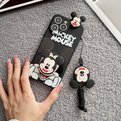 Minnie Mickey Head Phone Case for iPhone