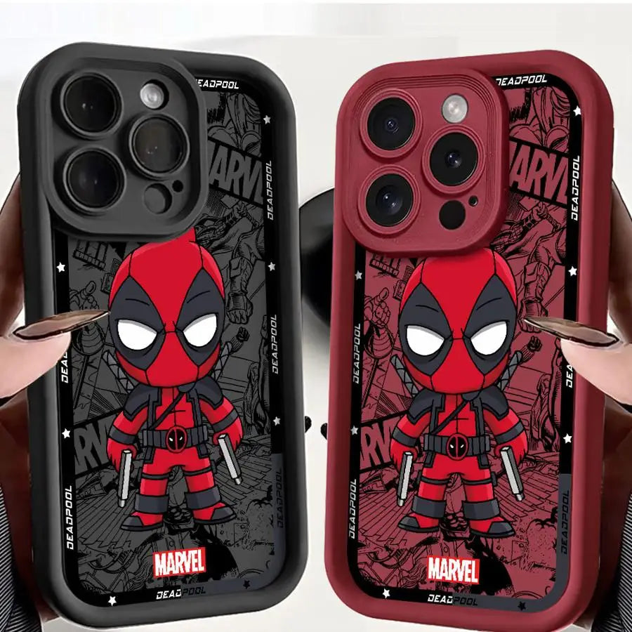Marvel Deadpool Soft TPU Phone Case For iPhone