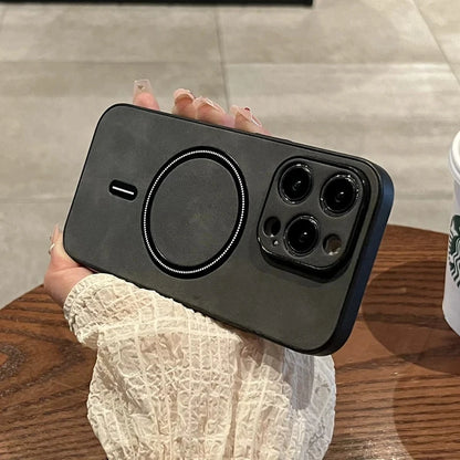 Magsafe Leather Magnetic Phone Case