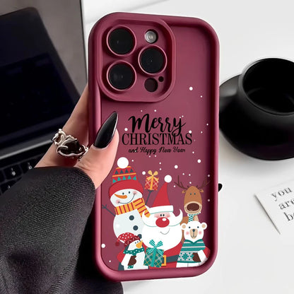 Christmas Pattern Soft Silicone Phone Case