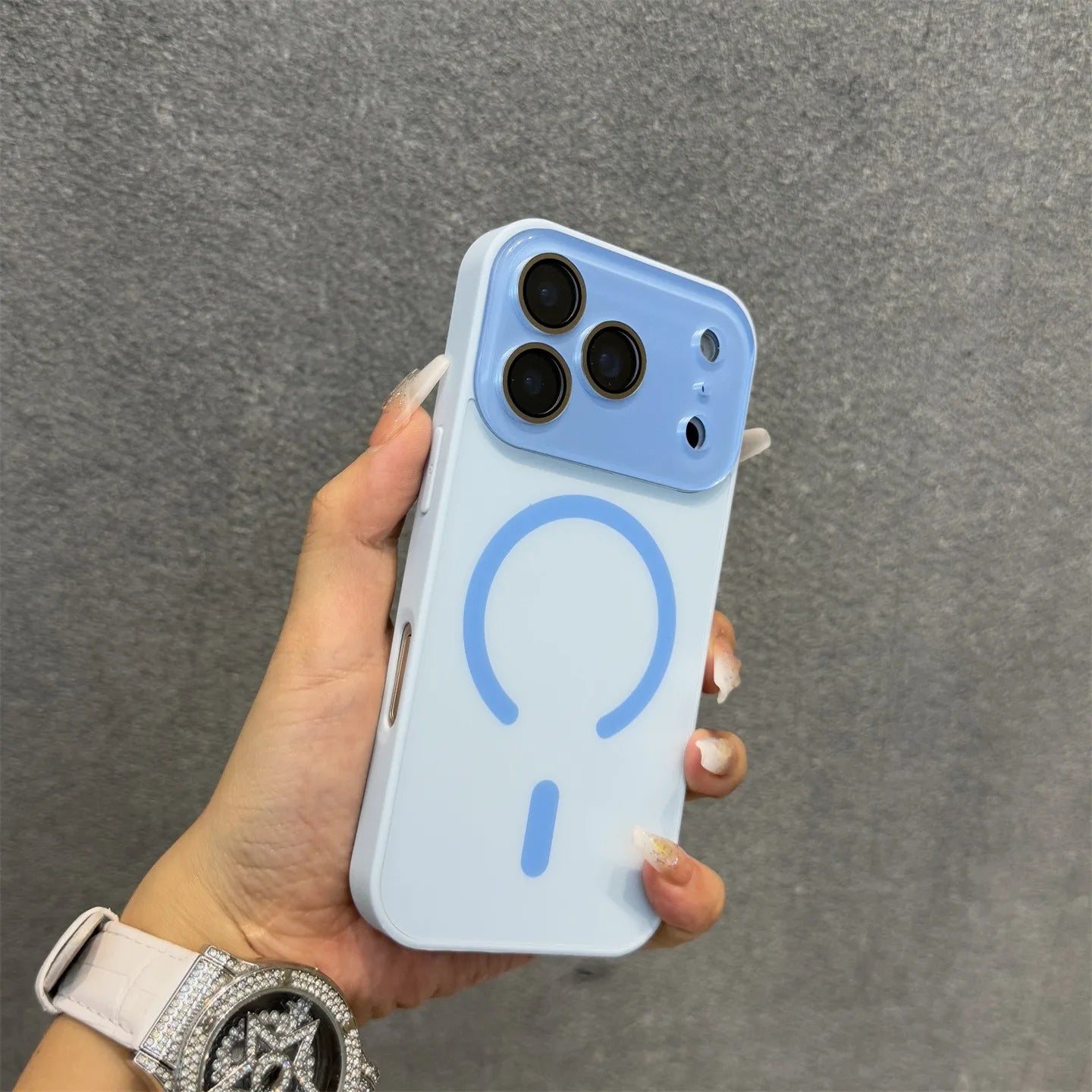 Matte Electroplating Magnetic Case