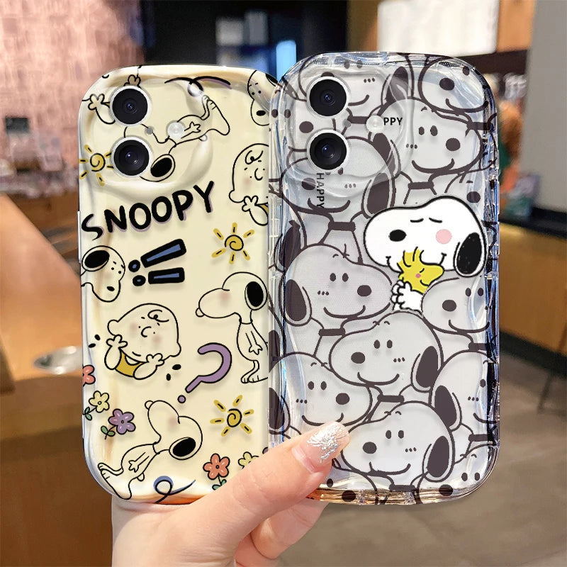 Snoopy Clear Soft Silicone Phone Case