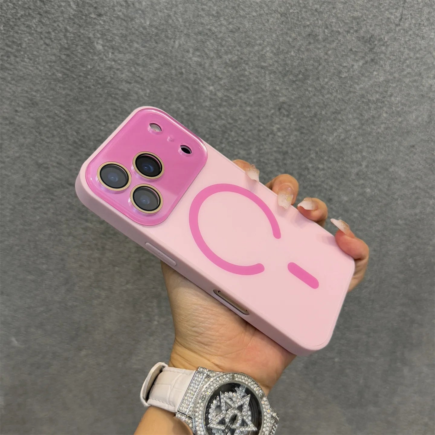 Matte Electroplating Magnetic Case