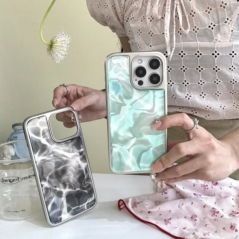 Water Ripple Soft Phone Case For iPhone