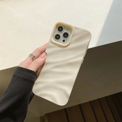 Electroplated 3D Wave Glossy TPU Phone Case