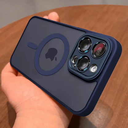 Matte Magnetic Armor Phone Case