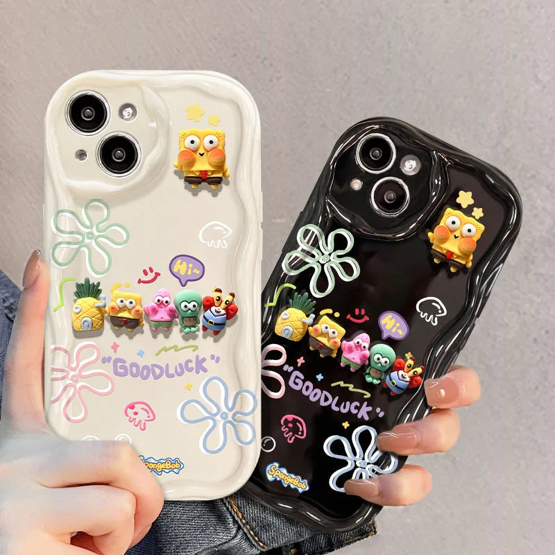 3D Patrick Star Cartoon Phone Case