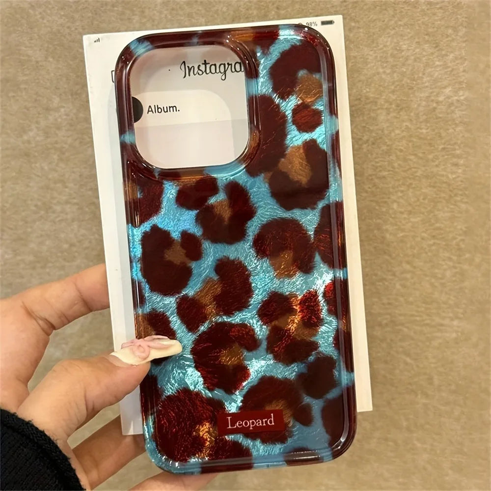 Smudge Leopard Print Phone Case