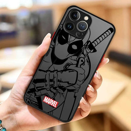 Marvel Character Clear Phone Case For iPhone