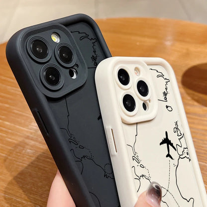 Airplane Route Phone Case