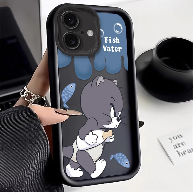 Tom and Jerry Soft Silicone Phone Case