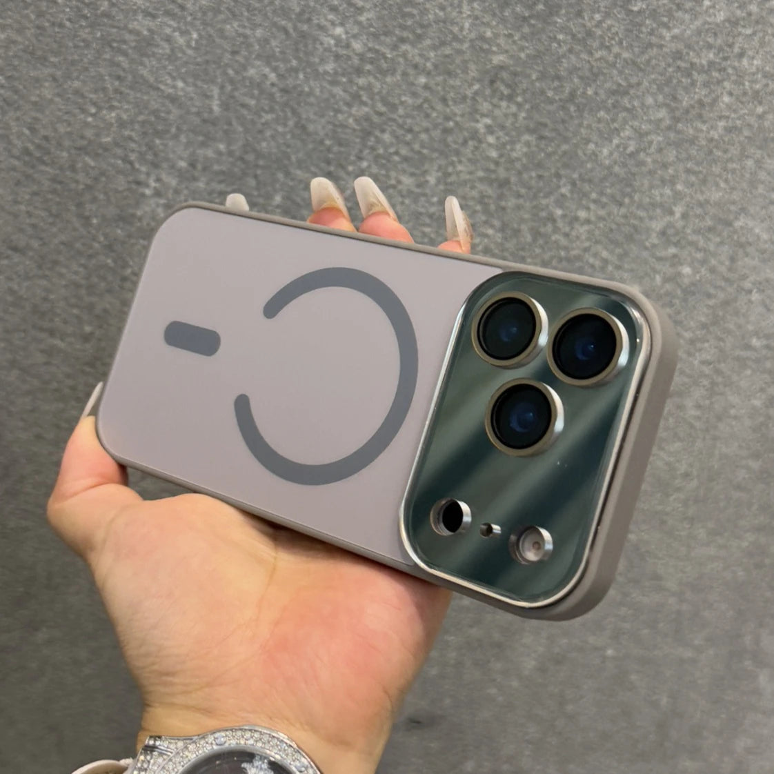 Matte Electroplating Magnetic Case