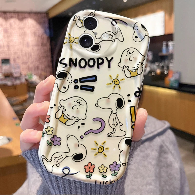 Snoopy Clear Soft Silicone Phone Case