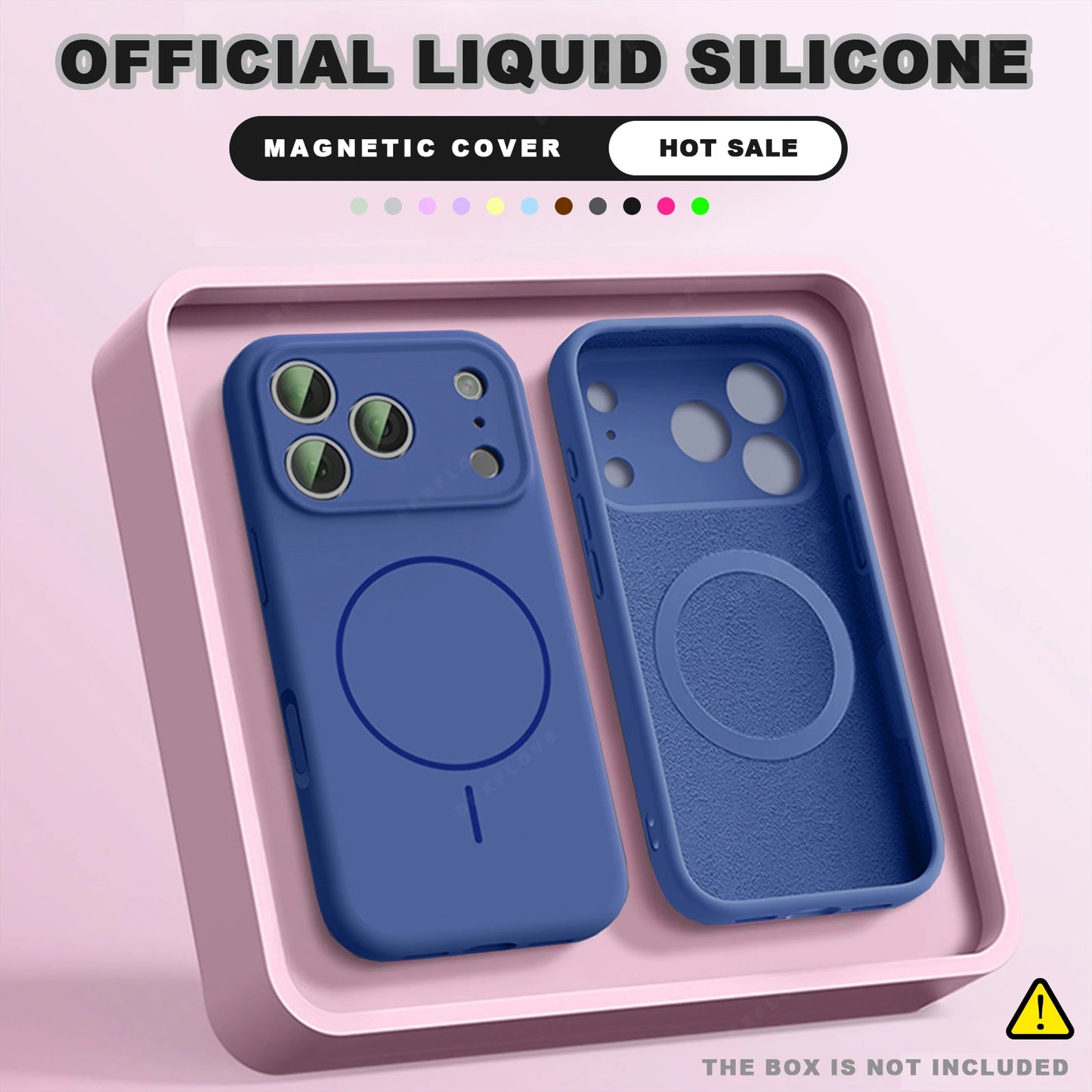 Liquid Silicone Magnetic Phone Case