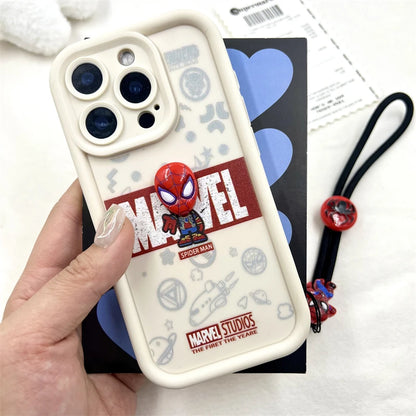 3D Spider-Man Cartoon Silicone Phone Case