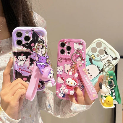 Kuromi Melody 3D Wavy Phone Case