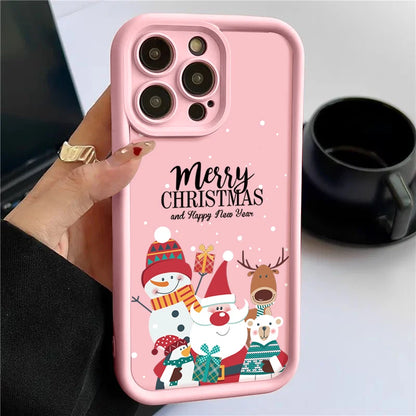 Christmas Pattern Soft Silicone Phone Case