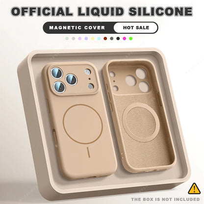 Liquid Silicone Magnetic Phone Case