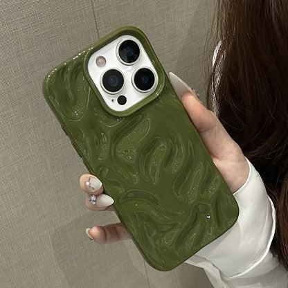 Electroplated 3D Wave Glossy Phone Case