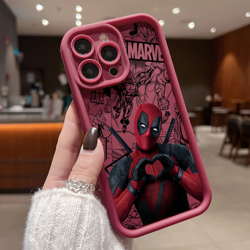 Marvel Deadpool Cartoon Phone Case