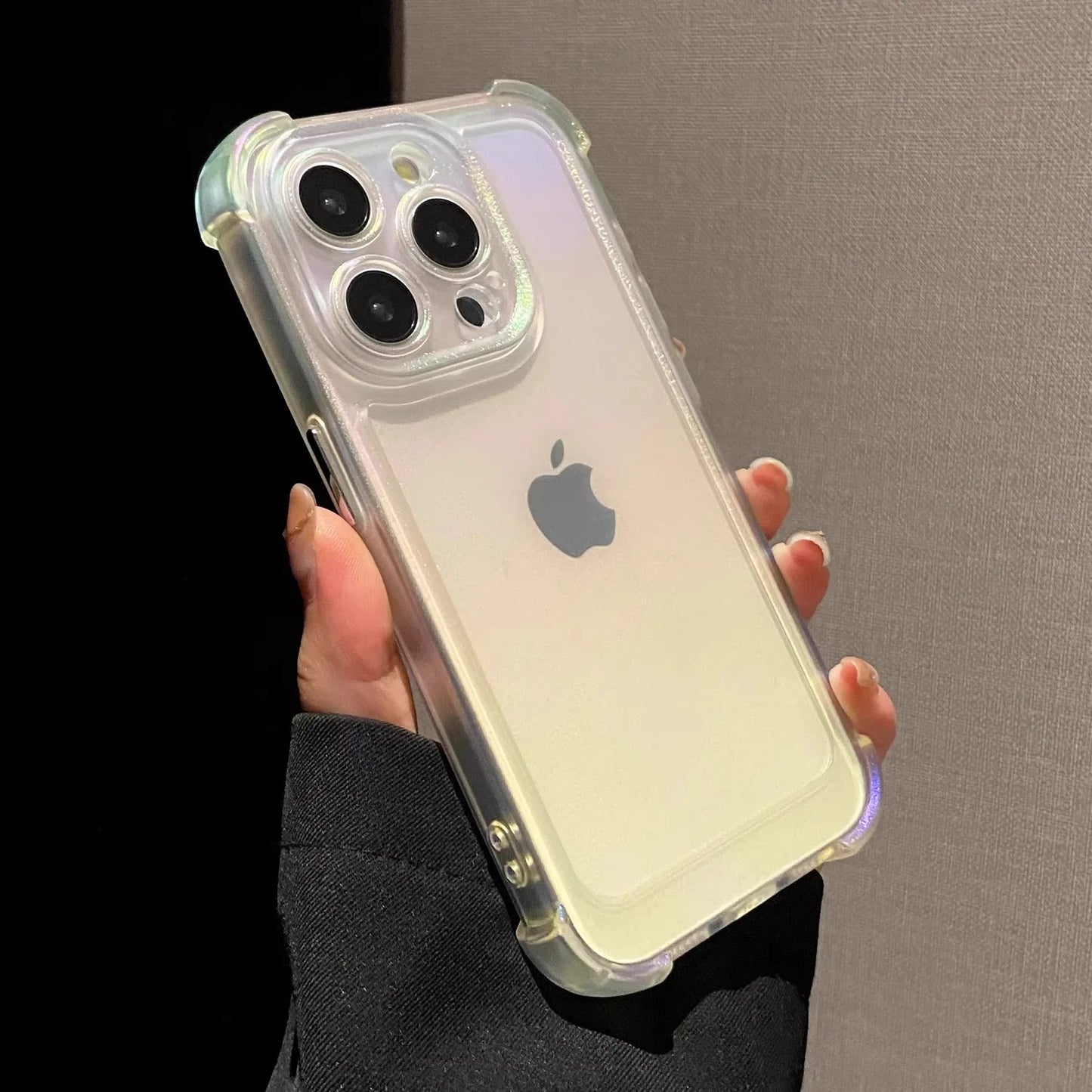 aser Rainbow Transparent Matte Phone Case