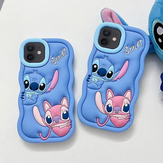 Wave Stitch Silicone Phone Case for iPhone