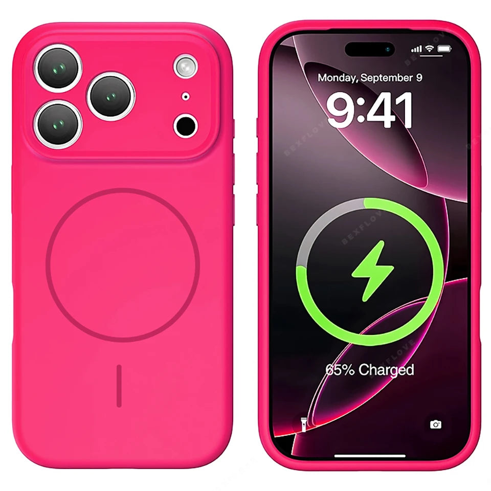 Liquid Silicone Magnetic Phone Case