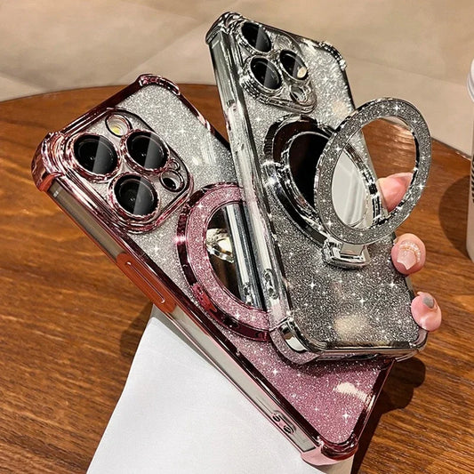 Magsafe Glitter Mirror Phone Case