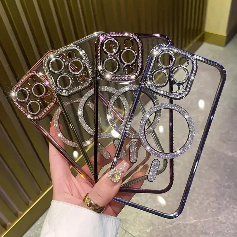 Glitter Transparent Phone Case