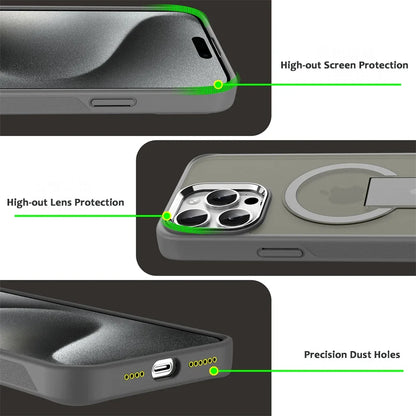 Magnetic Folding Stand Translucent Case iPhone