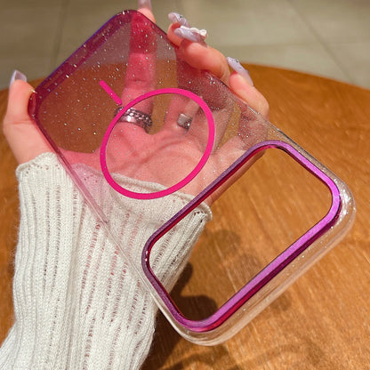 Gradient Glitter Magnetic Phone Case
